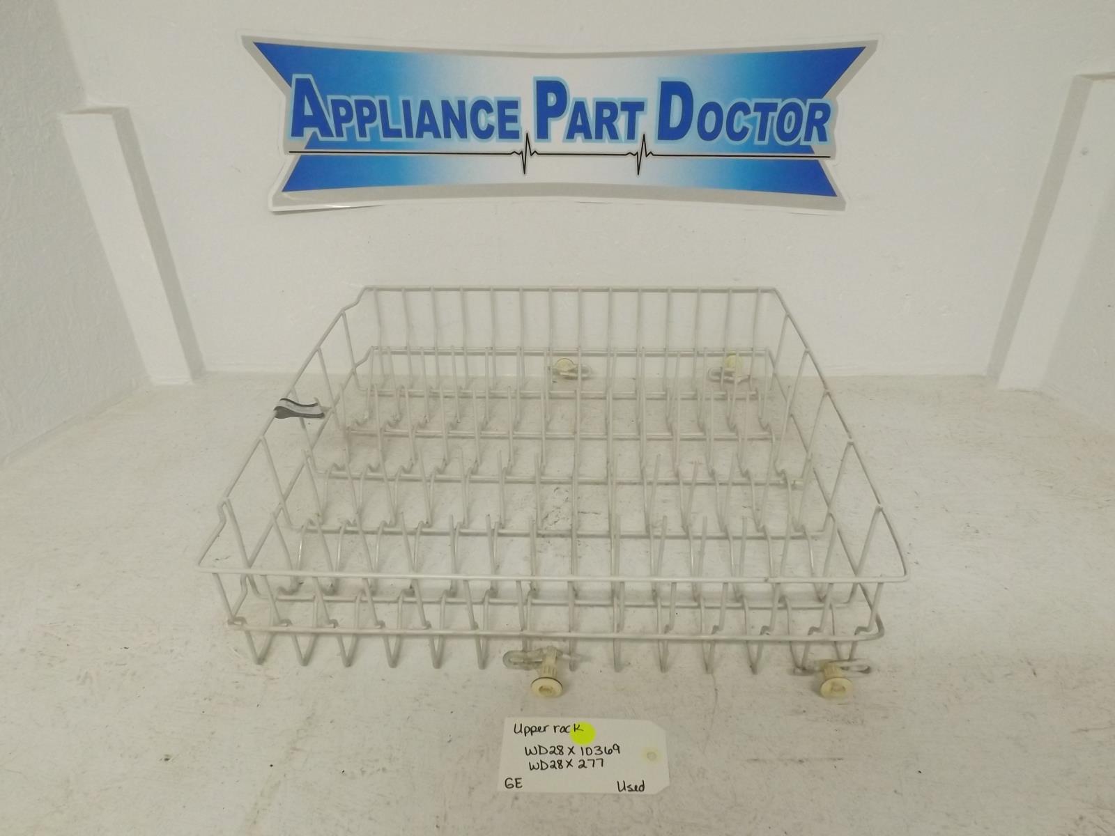 GE Dishwasher WD28X10369 WD28X277 Upper Dish Rack Used GE Dishwasher WD28X10369 WD28X277 Upper Dish Rack Used